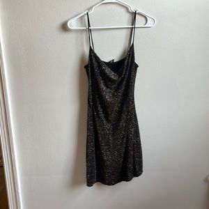 Urban Outfitters black sparkly dress size small